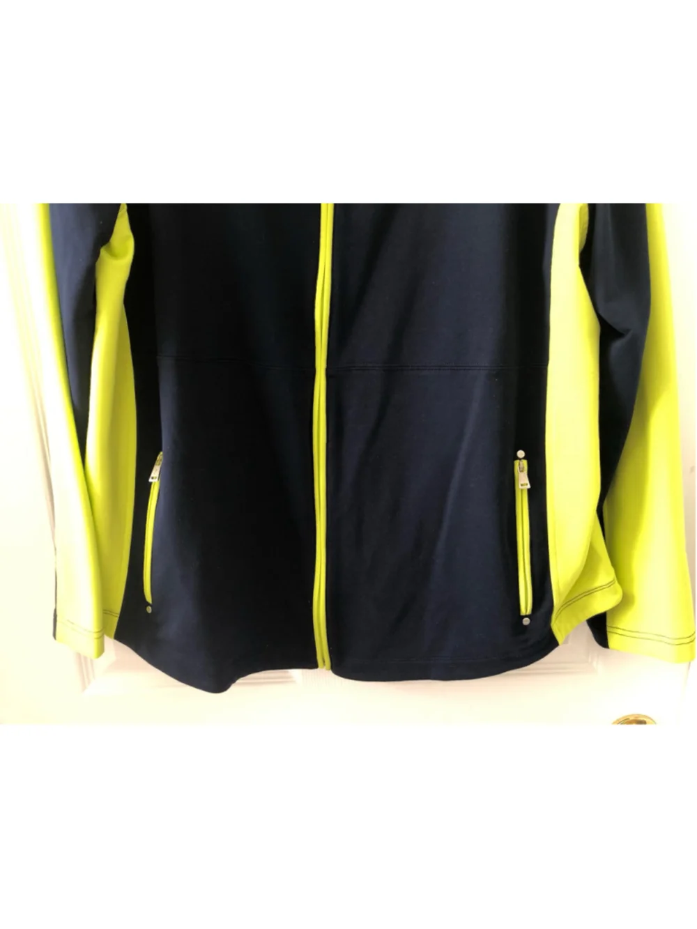 L-RL Lauren Active Ralph Lauren Size 2X Colorblock Track Jacket Preppy Y2K Sport